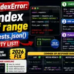 Python IndexError on requests.json() Empty List (2026 Fix)