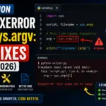 Python IndexError on sys.argv: 3 Fixes (2026)