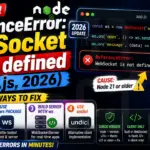 ReferenceError WebSocket is not defined (Node.js, 2026)