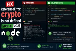 Fix "crypto is not defined" in Node.js + Browser (2026)