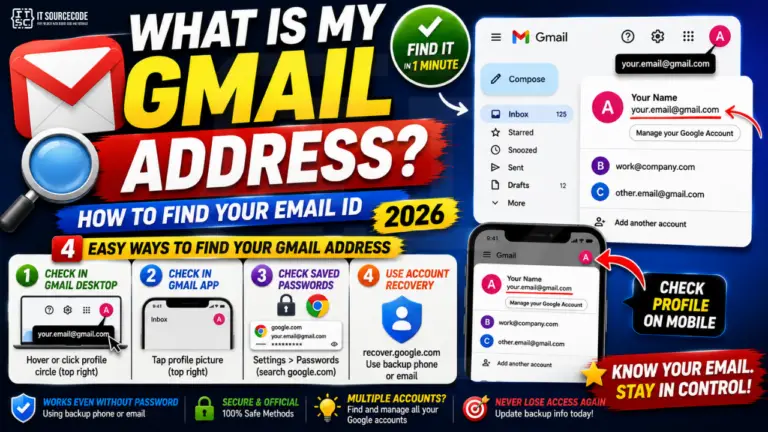 What Is My Gmail Address How to Find Your Email ID (2026)