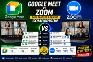 Google Meet vs Zoom (2026 Feature Pricing Comparison)