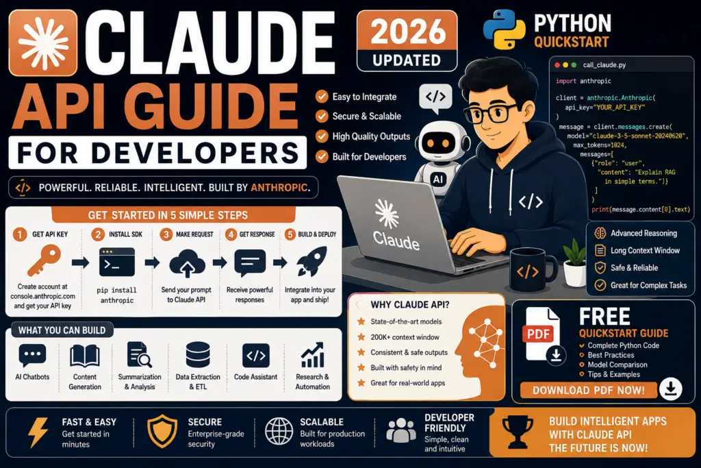 Claude API Guide for Developers (2026 Python Quickstart)