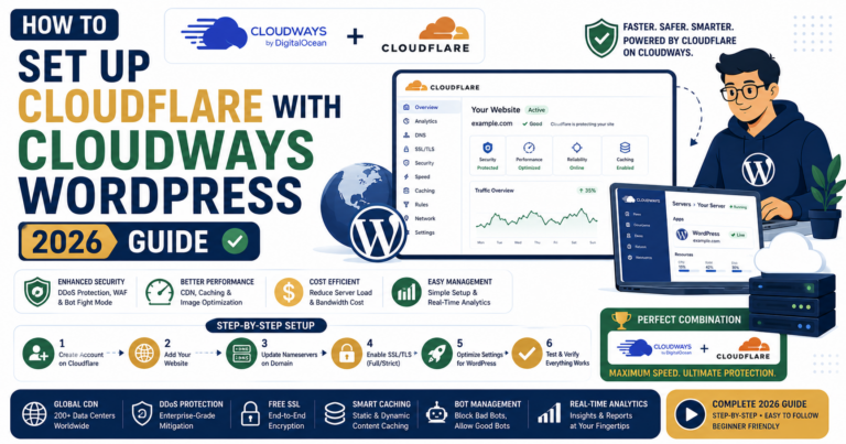How to Set Up Cloudflare with Cloudways WordPress (2026 Complete Guide)