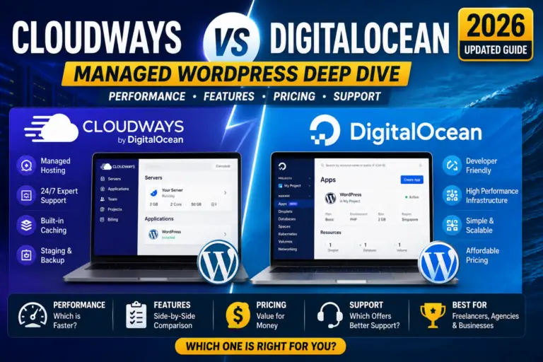 Cloudways vs DigitalOcean 2026: Managed WordPress Deep Dive