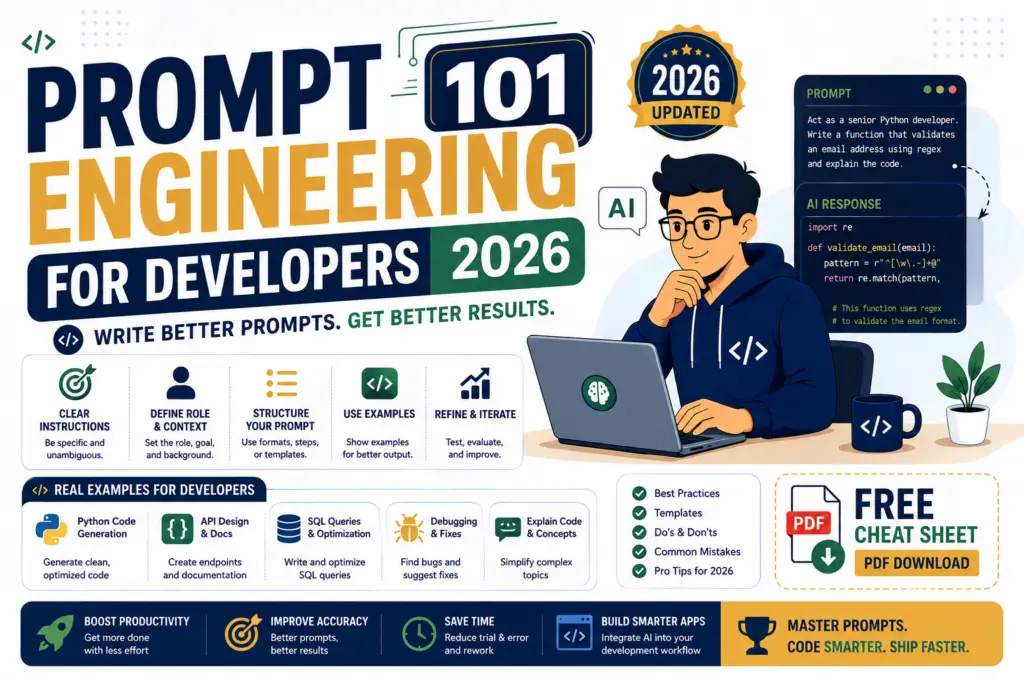 Prompt Engineering 101 for Developers 2026: Real Examples