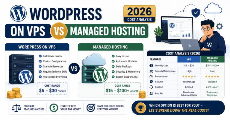WordPress on VPS vs Managed Hosting: 2026 Cost-Performance Analysis