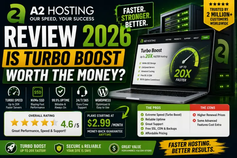 A2 Hosting Review 2026: Is Turbo Boost Worth the Money?