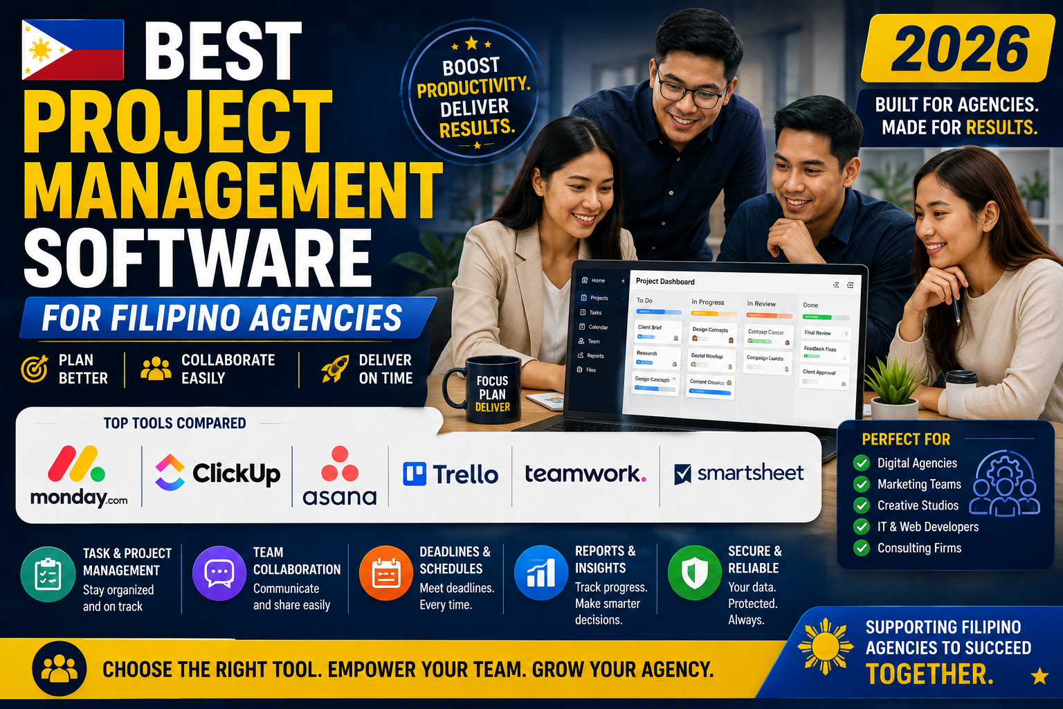 Best Project Management Software for Filipino Agencies 2026