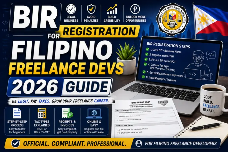 BIR Registration for Filipino Freelance Devs 2026 Guide