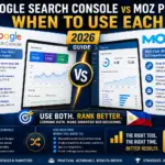 Google Search Console vs Moz Pro: When to Use Each (2026)