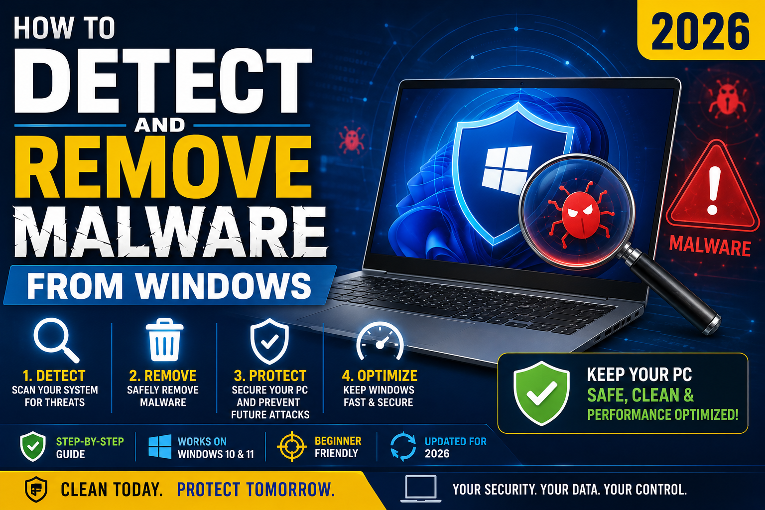 How to Detect and Remove Malware from Windows (2026)