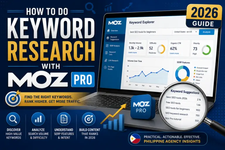 How to Do Keyword Research with Moz Pro (2026 Guide)