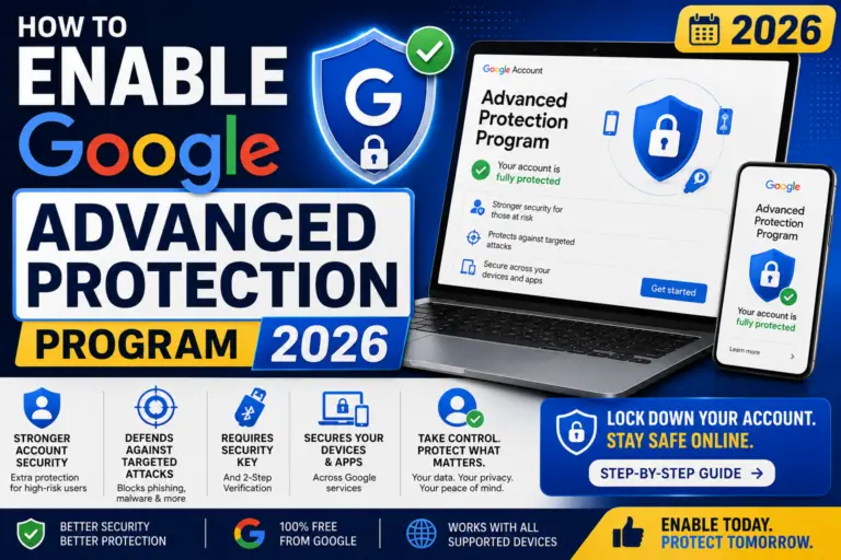 How to Enable Google Advanced Protection Program 2026