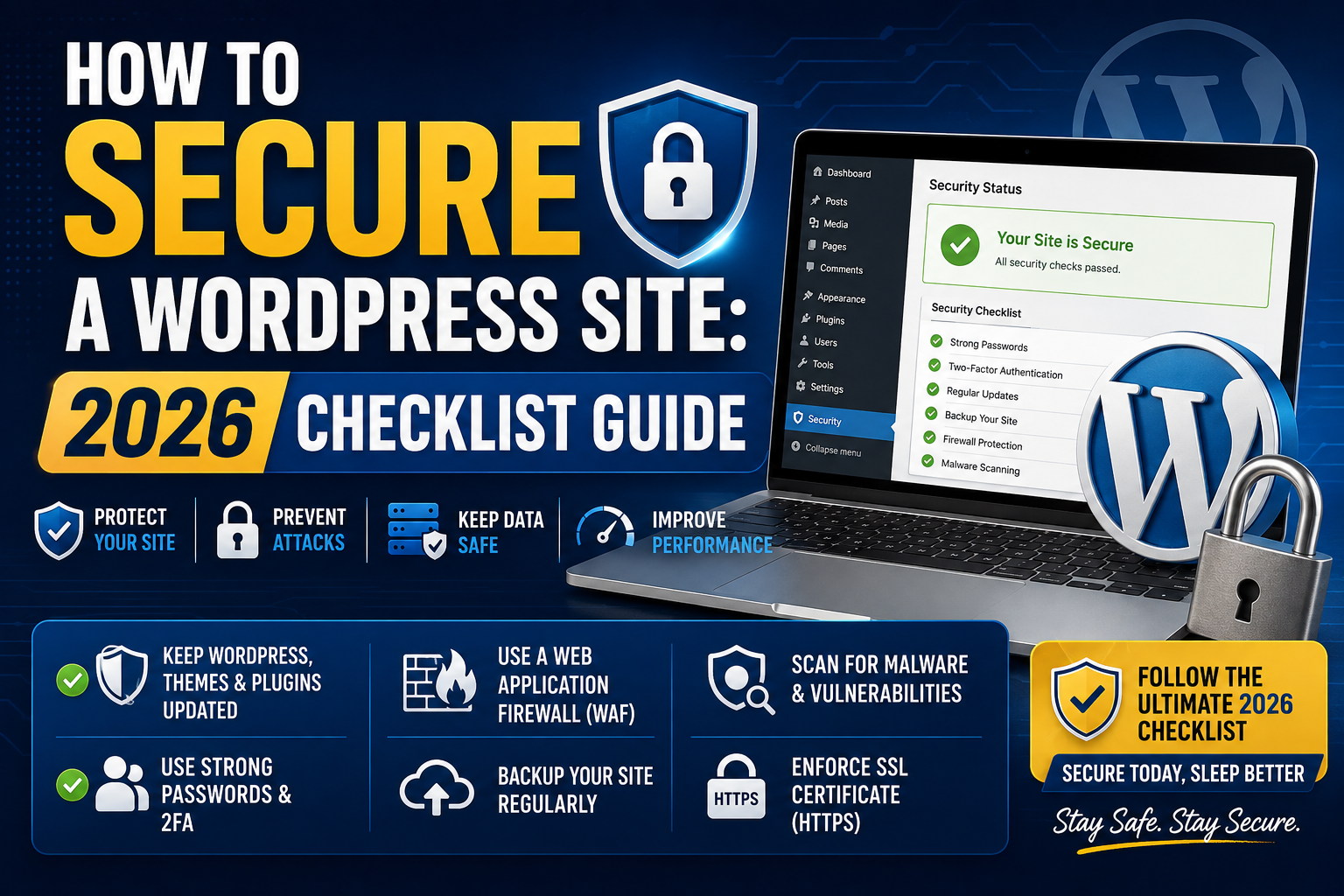 How to Secure a WordPress Site: 2026 Checklist Guide