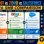 HubSpot vs Zoho vs Salesforce: 2026 SMB Comparison