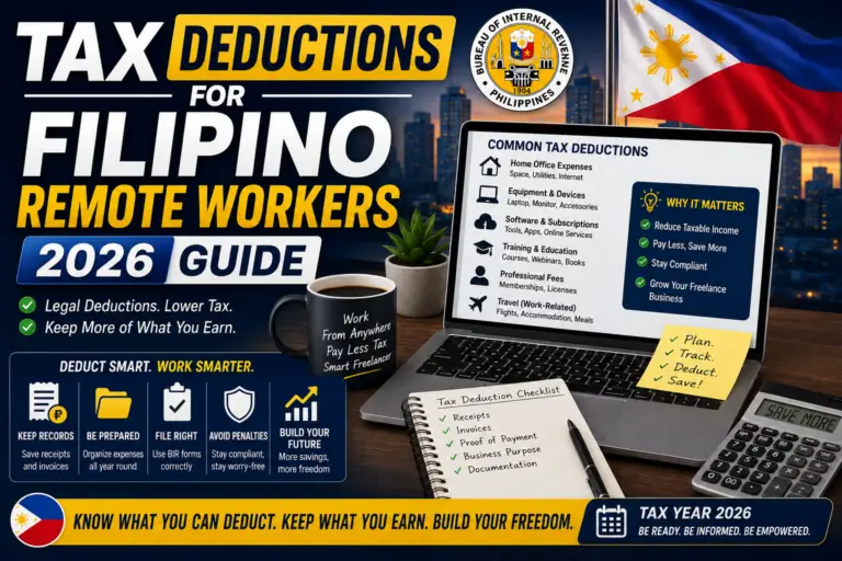 Tax Deductions for Filipino Remote Workers 2026 Guide