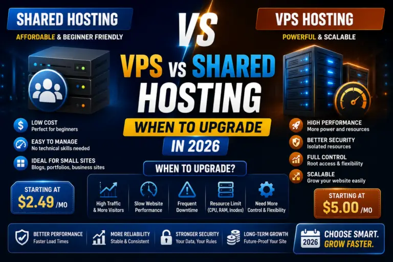 VPS vs Shared Hosting: When to Upgrade in 2026