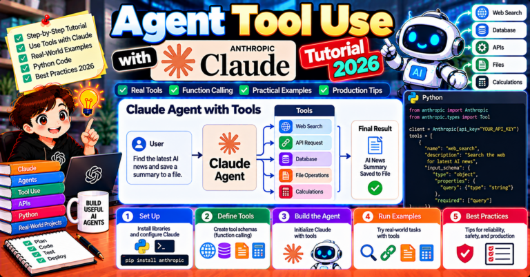 Agent Tool Use with Anthropic Claude Tutorial