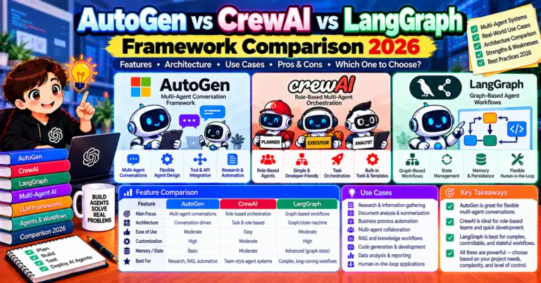 AutoGen vs CrewAI vs LangGraph: Compared