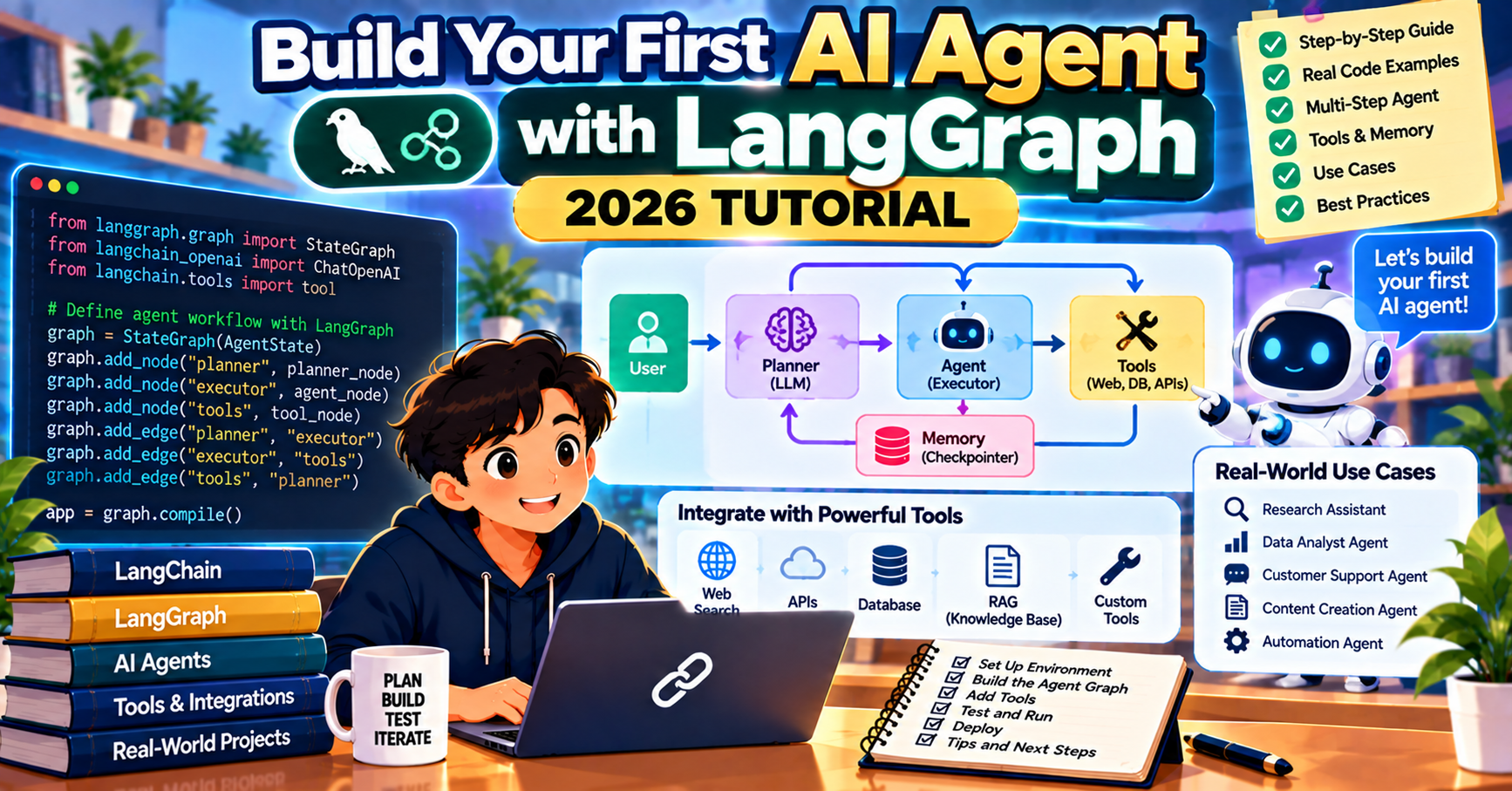 How to Build Your First AI Agent with LangGraph (2026 Tutorial)