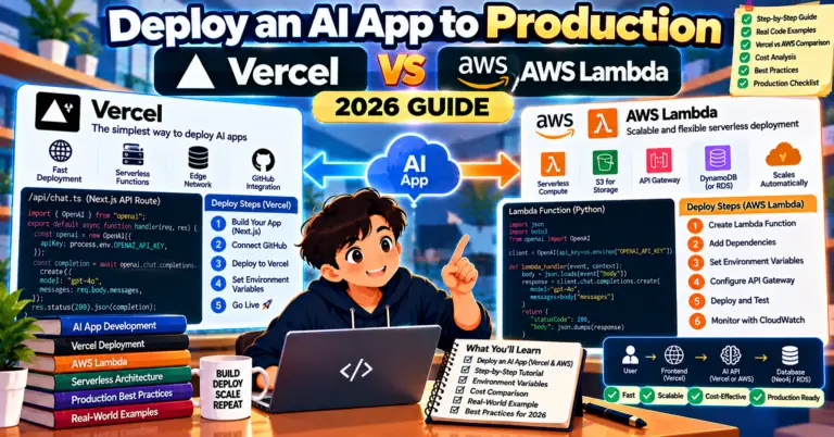 Deploy an AI App to Production: Vercel vs AWS Lambda 2026 Guide