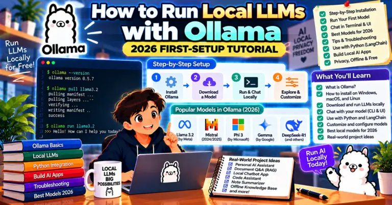How to Run Local LLMs with Ollama (2026 First-Setup Tutorial)