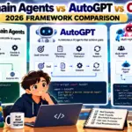 LangChain Agents vs AutoGPT vs CrewAI: 2026 AI Agent Framework Comparison