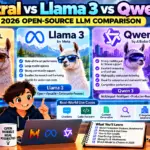 Mistral vs Llama 3 vs Qwen 3: 2026 Open-Source LLM Comparison